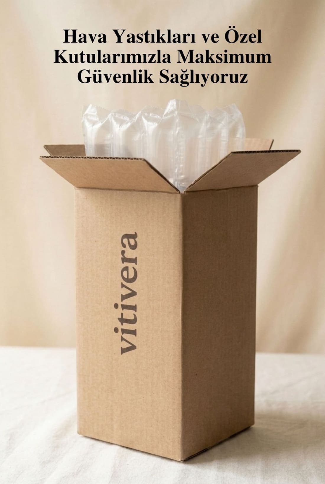 VİTİVERA siparişleri koruyucu kutularla paketlenir